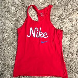 Gently Used Nike Red Tank Top